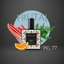 Perfume Nicho PG-77 para unisex, familia frutal